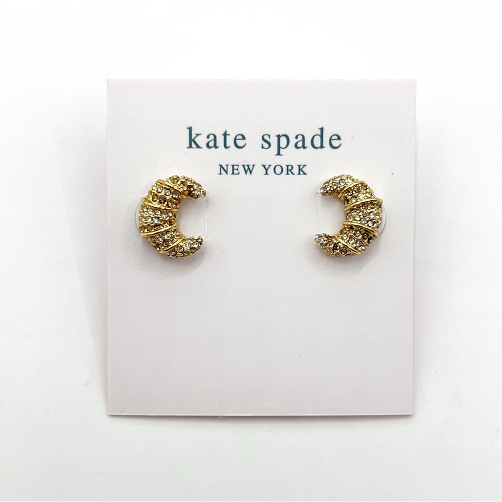 KS099-Kate Spade croissant earrings